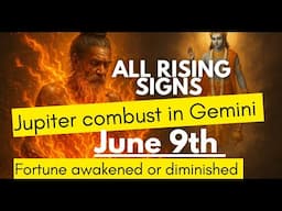 Jupiter combust in Gemini - Fortune awakened or diminished - June 9th - All Signs @njshivoham