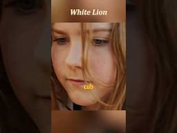 The girl grew up with the white lion since childhood#movie #film