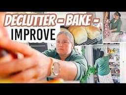 Pantry Tour - Declutter w/me - My Sourdough Bread Recipe