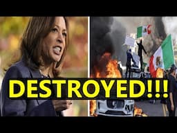 Kamala Harris BLASTED & Democrats DENIAL Calling LA RIOTS Peaceful as City BURNS to the Ground!