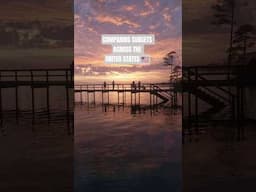 Comparing sunsets across America #fulltimervtravel #roadtripdestinations #bestandworst
