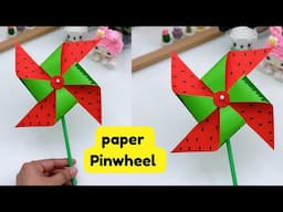 Try this Super Easy Pinwheel (Windmill) from Paper / DIY Paper Craft ideas / Easy Paper Toy