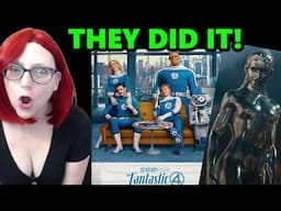 Fantastic Four First Steps Trailer Sue Is LATE Silver Surfer is a WAHMEN New trailer reaction