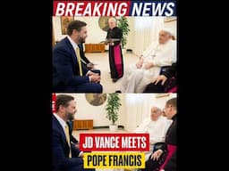 Pope Francis has passed away on Monday, April 21, 2025, The Vice President of United States JD Vance