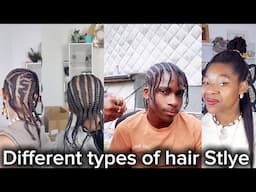 Different types of natural hair style ✨️ 😍