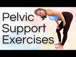 5 Simple At Home Exercises for Immediate Pelvic Support 🌸 Follow-Along Workout