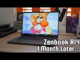 Asus Zenbook A14 14" #productivityLaptop | An 'ACTUAL GAMERS' 1 Month Later Impressions
