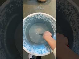 pottery glazing ASMR!!!✨🤭🤌 #pottery #ceramics #hobby #glazing #asmr