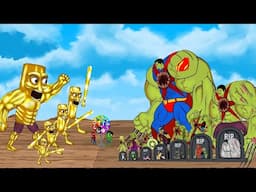 All ZOOMBIE HULK, IRON MAN, SPIDERMAN vs Evolution Of GOD Tung Tung Tung Sahur - FUNNY CARTOON