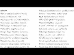 My Last Duchess: Poem Reading
