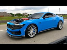 Racing EVERYONE in a BONE STOCK 2024 Mustang GT!!