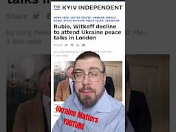 Rubio Chickens out of Talks on Russian Invasion