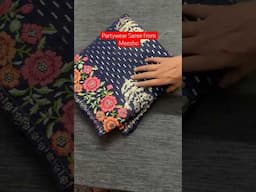Partywear Saree from meesho #haul #saree #meesho #meeshohaul #sareelove #meeshofinds #haulvideo