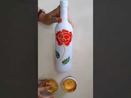bottle art #diy #bottles #craft #ideas #shorts #diycrafts #artandcraft #craftynart #youtubeshorts