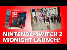 Nintendo Switch 2 Midnight Launch, First Impressions Hardware, Mario Kart World, Zelda BOTW & more