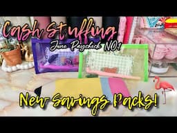 CASH STUFFING JUNE PAYCHECK NO1 | NEW ETSY DROPS | #cashenvelopesystem  #cashbudgeting