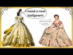 Ballgown Time! Making an 1860's silk ballgown