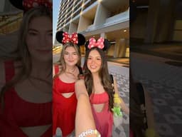 disney sleepover vlog!! dinner, fireworks, pin trading & more 🐭💖🚝 #disneyresort #disneyvlog