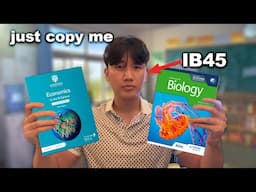 The EXACT STUDY ROUTINE that got me IB45 | Study tips, revision etc