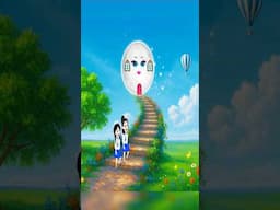 आसमान में चाँद का घर । chand ka ghar | jadui kahniya