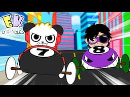 Dark Titan Ryan Vs Combo Panda! Ultimate Race at Sunnyside School