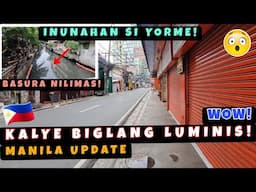 Basura sa Estero Nilimas! Soler at T. Alonso Street sa Santa Cruz Biglang Luminis Inunahan si Yorme!