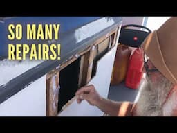Ep 373 | Deck REPAIRS & Navigating NARROW, Very SHALLOW Waters in Pumicestone Passage
