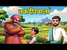 🔴 तकदीरवाला । Hindi Moral Story |Kahani | नई कहानियाँ I | Moral kahani। bedtime story
