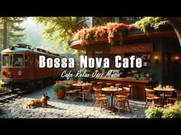 Warm Outdoor Café Setting | Relaxing Bossa Nova Jazz for Light Work & Chill Moments