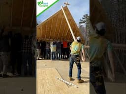 The Most Dangerous day of Building the Chapel!