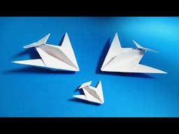 How to make a paper airplane  Origami airplane DIY