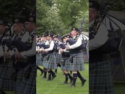 Ross & Cromarty #pipeband in Grade 2 at Banchory 2024 North of #scotland  Band #championship #shorts