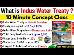 India Suspended Indus Water Treaty | What is Indus Water Treaty | Indus River Geography Explain