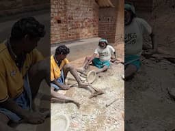 Traditional Stone Plate Making Complete Process #shorts