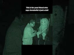 Annabelle is just a doll … until she isn’t. #annabelle #haunted #paranormal #haunteddoll #cursed