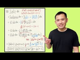 Integral of 1/(x^3+1) via partial fraction decomposition