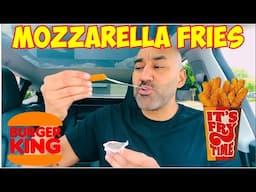 🧀🤤Burger King’s New Cheeeesiest Snack! New Mozzarella Fries