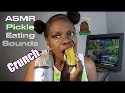 Enjoying Jimmy Johns Crunchy Pickle ASMR Eating Sounds