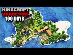 I Survived 100 DAYS Of HARDCORE Minecraft TRANSFORMING An ISLAND With Create Mod
