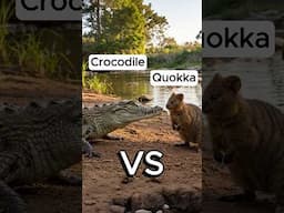 Crocodile 🐊 VERSUS Quokka Hybrid Mix #animals #foryou #viral #funny #pet #wildlife #animal #nature