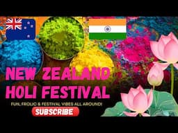 న్యూజిలాండ్ లో హోలీ సంబరాలు || Holi celebrations 🎉 2025 in New Zealand 🇳🇿