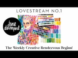 Jane Davenport Art Lovestream | Episode 1 : Chatter and Splatter!