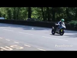 Monster Energy Supersport TT Race 1 Lap 2 Isle of Man 2 June 2025 Quarterbridge to Braddan Bridge