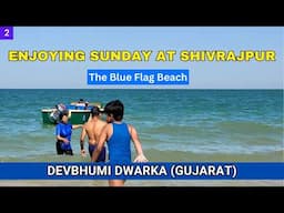 Enjoying Sunday at Shivrajpur Beach & Dwarka Darshan | Roving Family
