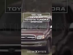 2000-2006 Toyota Tundra - Level OFFSET VIDEO GUIDE FROM CUSTOM OFFSETS