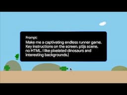 Gemini 2.5: Create your own dinosaur game from a single line prompt