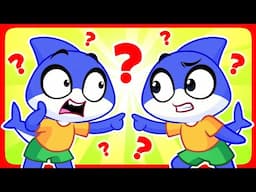 Where is the Real Sharky?🤔 Don`t Copy Me!⛔ Fake vs Real | Funny Kids Cartoons by Sharky and Sparky✨