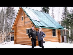 We're finally back at our CABIN! We tried making MAPLE SYRUP - it didn't go so well...