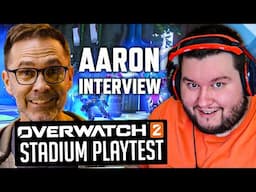 Aaron Interview While Playing Overwatch 2 Stadium | Flats VODS