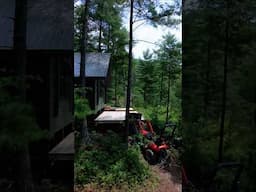 Drone to the Mountain Cabin. #cabin #offgrid #diy #mountaincabin #drone #fpv #cabinbuild #woodcabin
